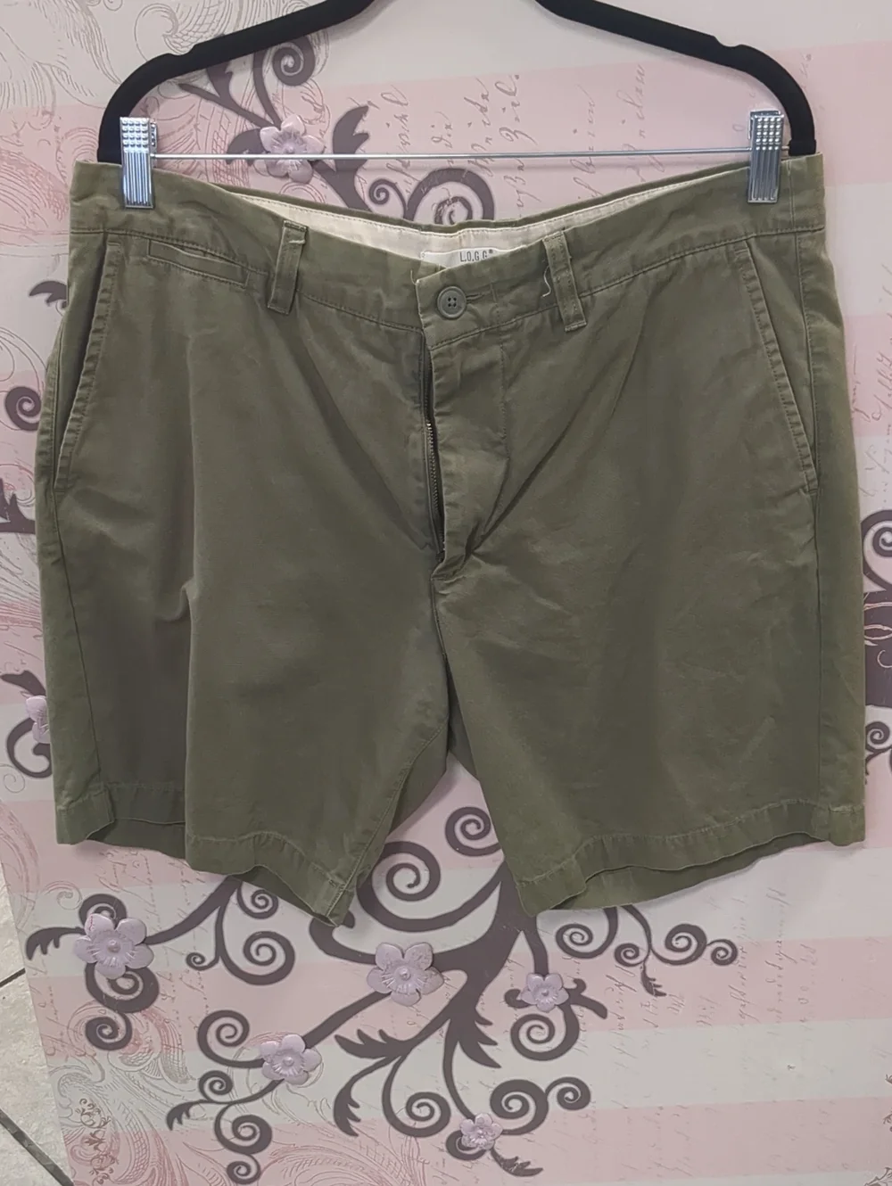 H&M Olive Green Men's Cargo Shorts